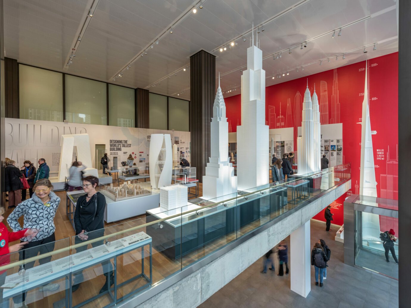 Dramatic models representing architectural marvels